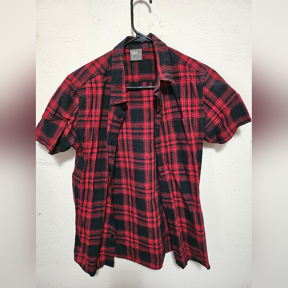 Short Sleeve Button Down Flannel